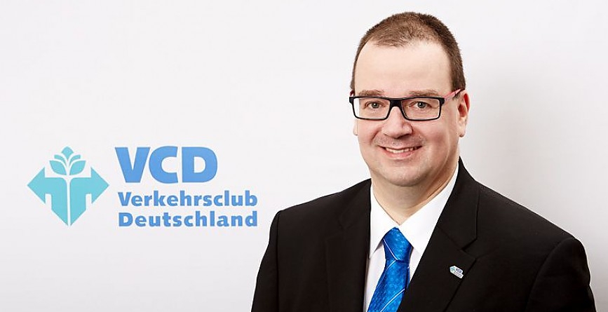 Michael Ziesak, Bundesvorsitzender des &ouml;kologischen Verkehrsclub VCD 