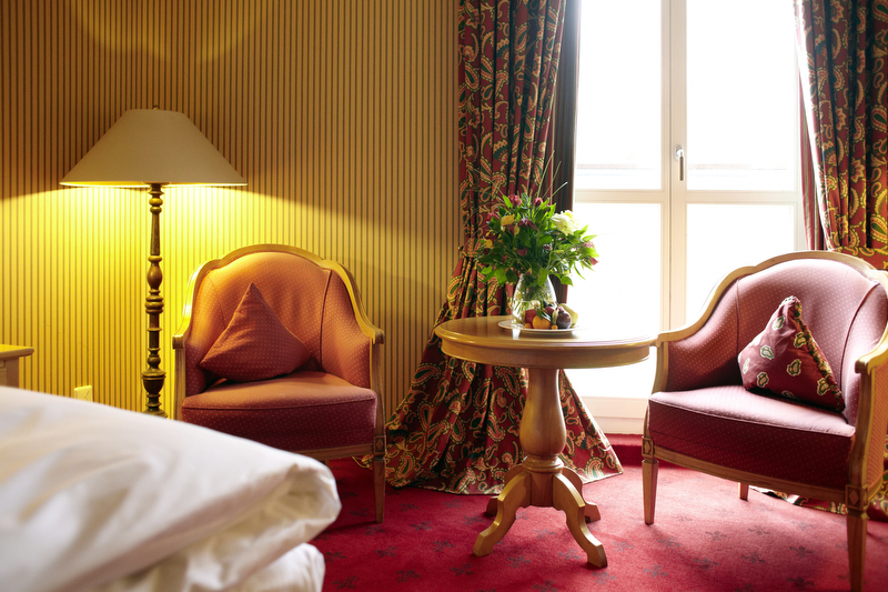 Romantische Zimmer im Stil "Lichtenberg" [Quelle: Landhaus "Zu den Rothen Forellen"]